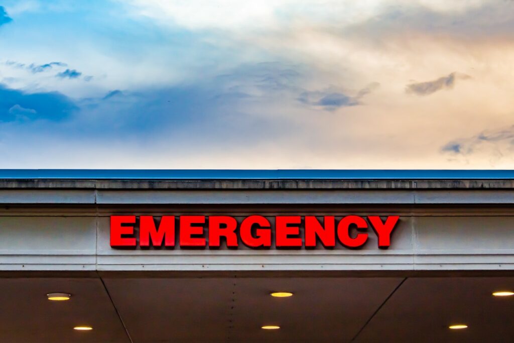 emergency medical care after a crash